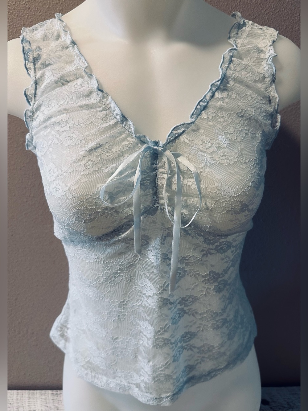 PacSun/John Galt Lace Ruffle Tank/Camisole - NWT